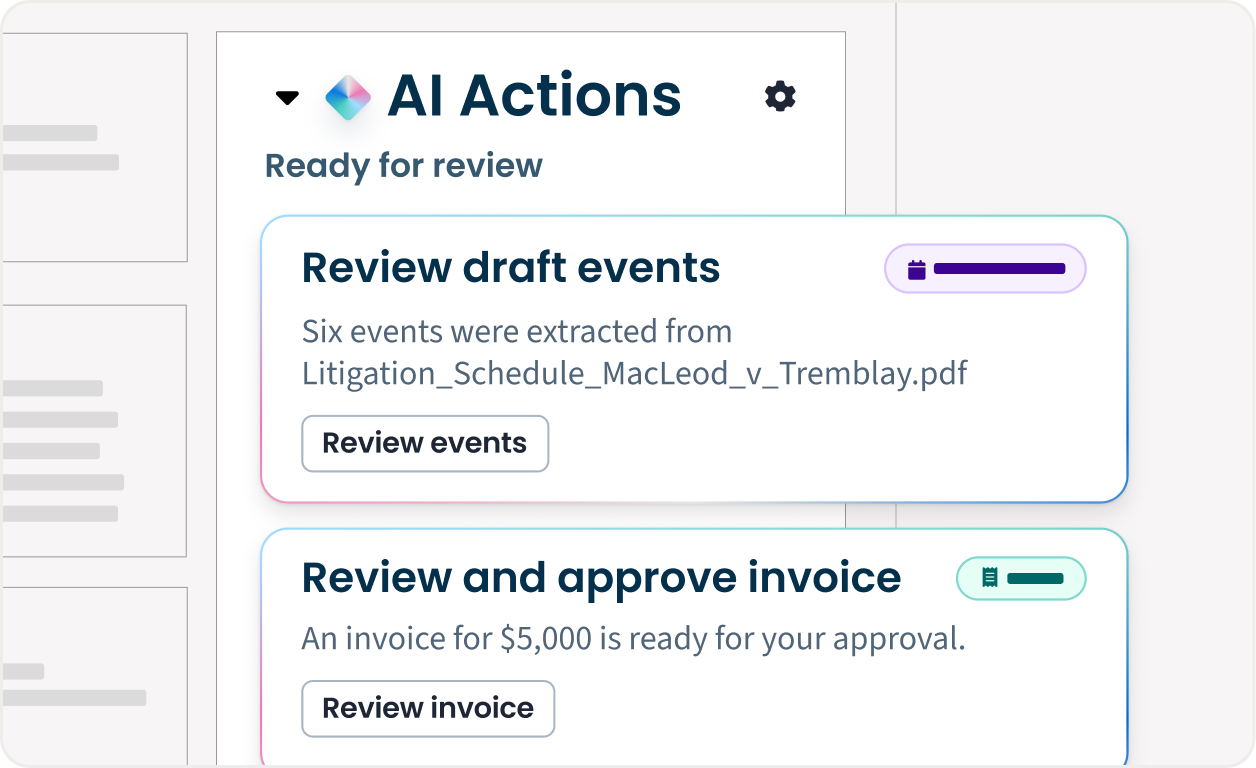 AI actions