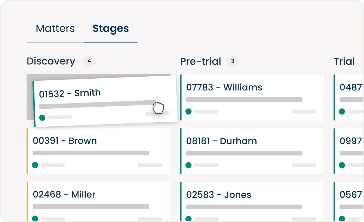 Matter stages